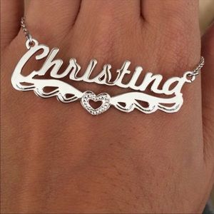 NWT Name plate “Christina”